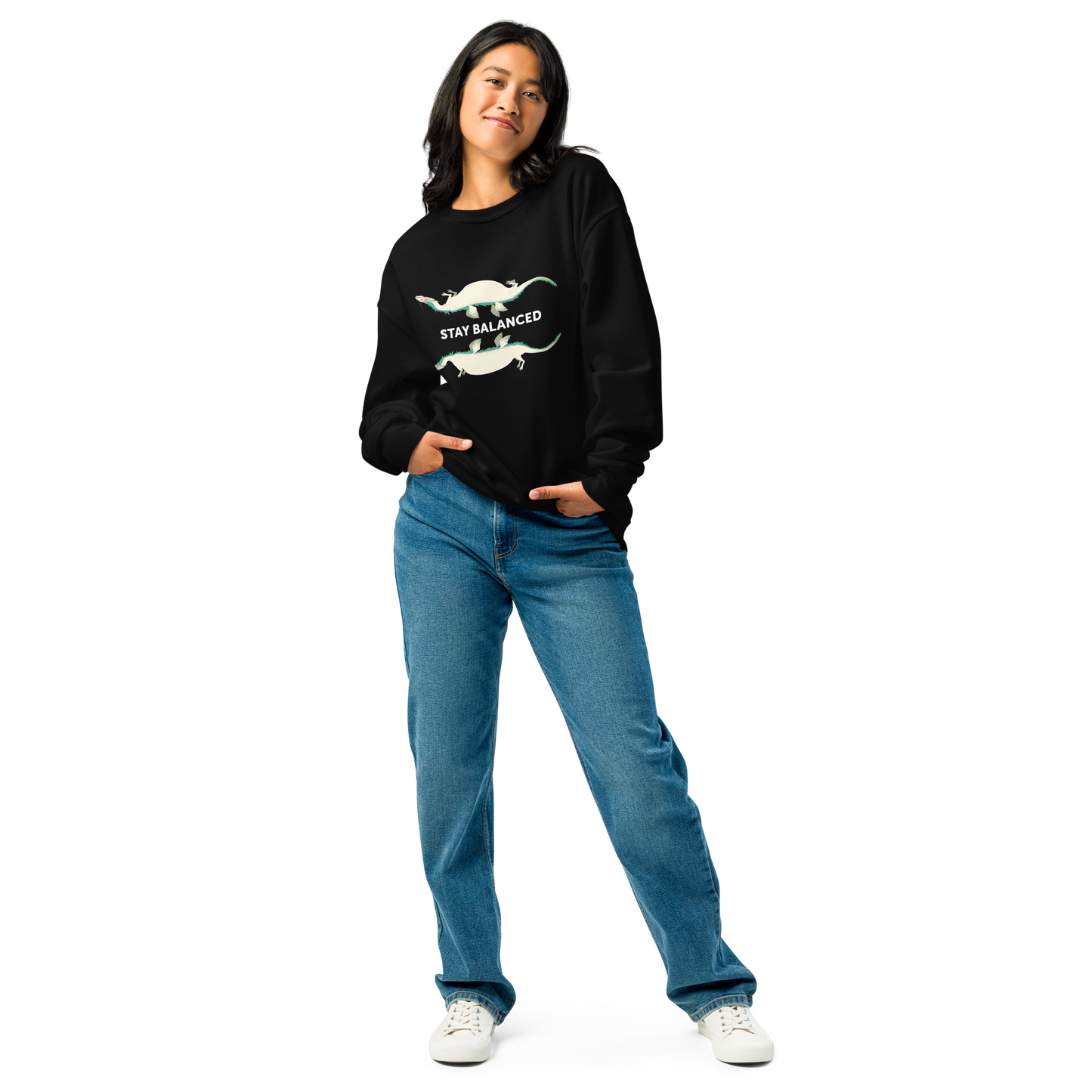 Stay Balanced Dragons | Crew Neck Sweatshirt