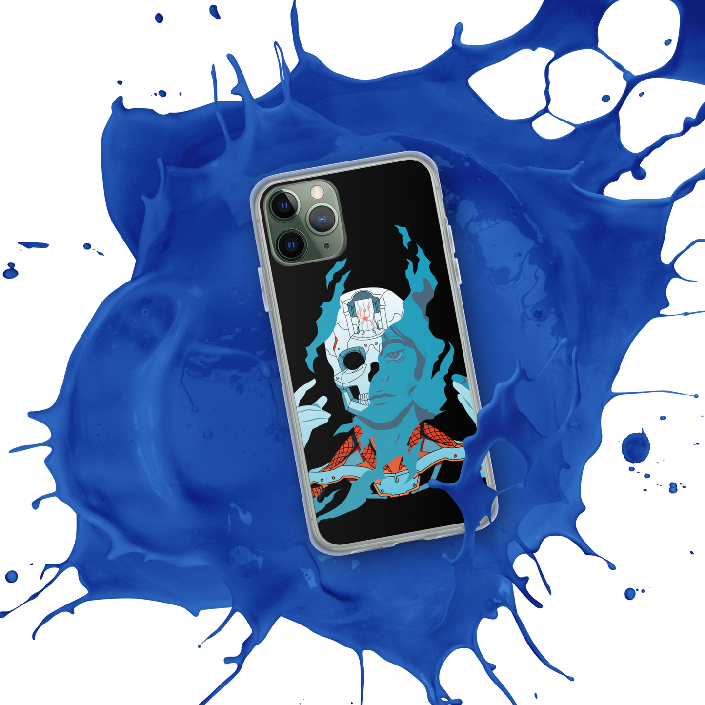 Cyborg (Blue) | iPhone Case