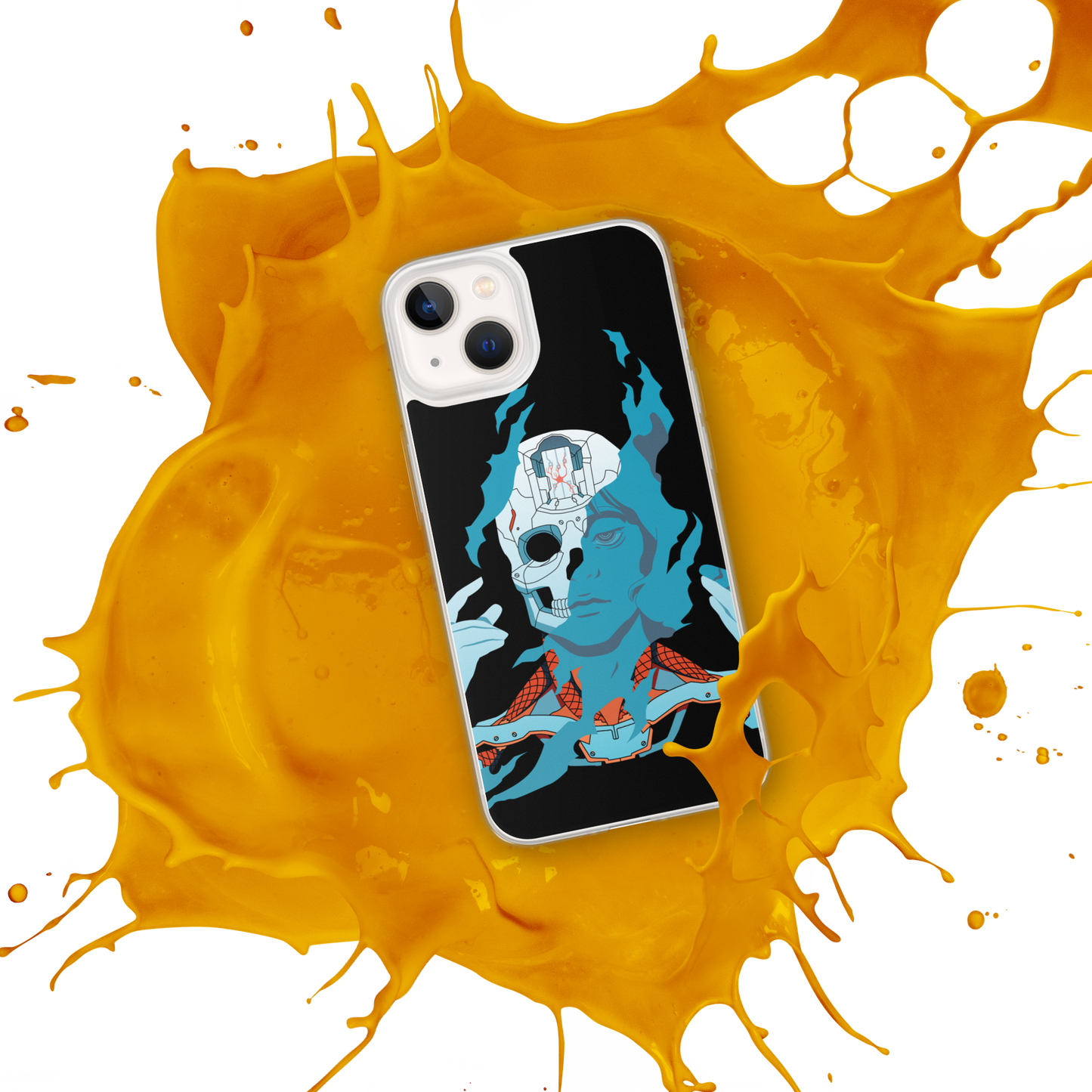 Cyborg (Blue) | iPhone Case