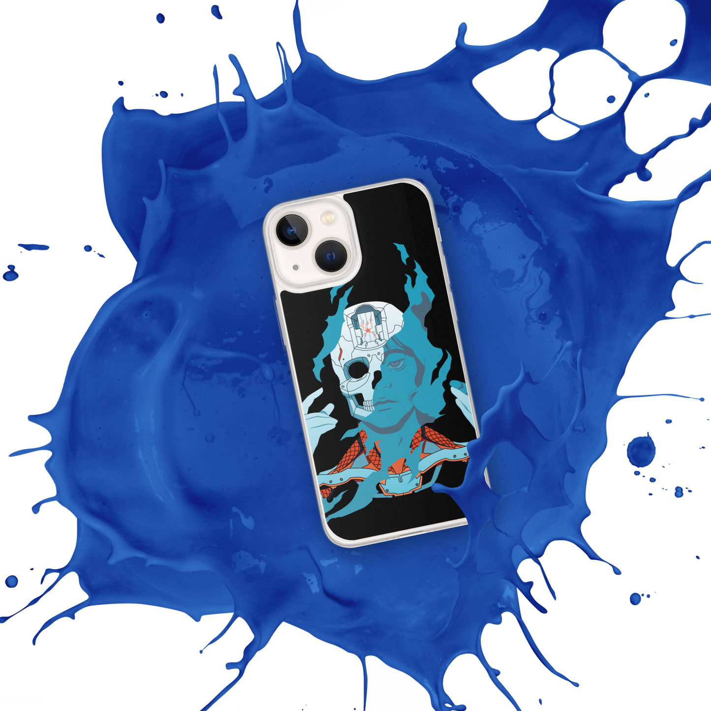 Cyborg (Blue) | iPhone Case