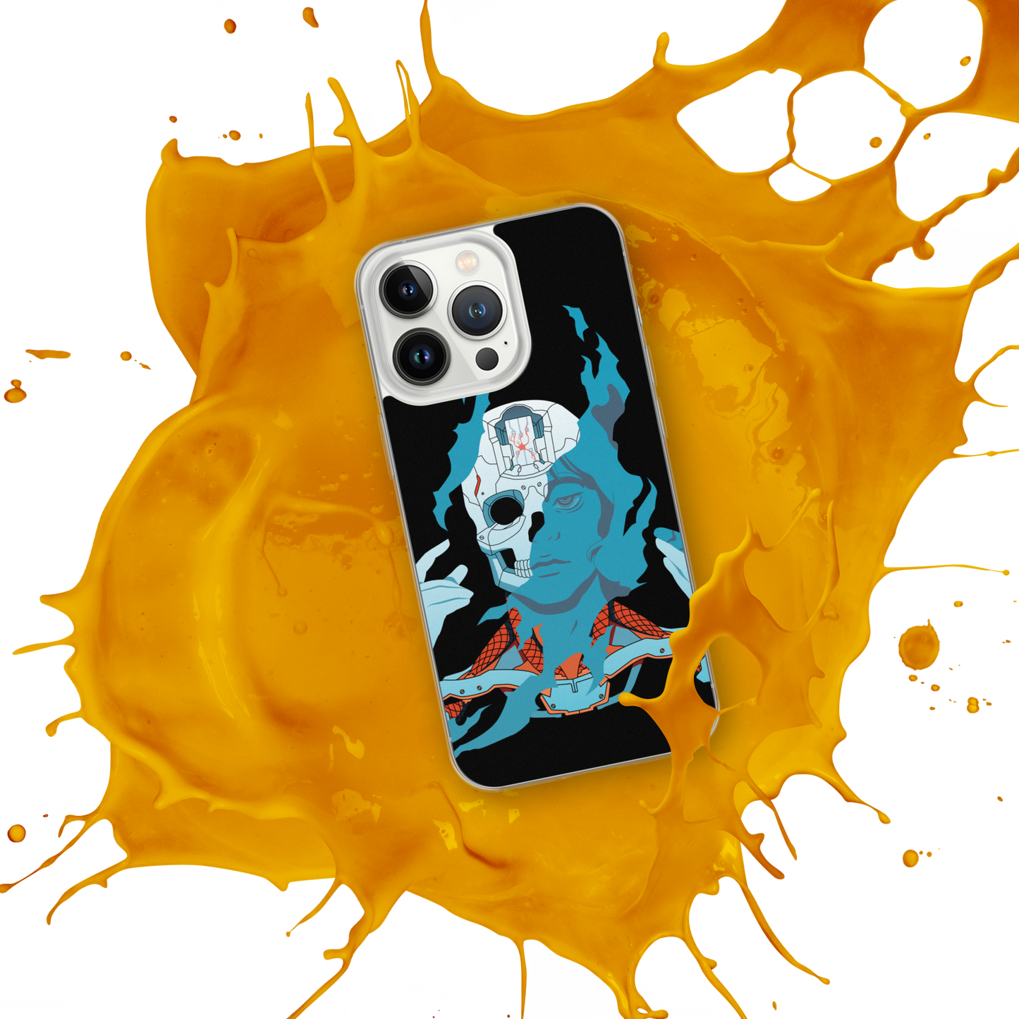 Cyborg (Blue) | iPhone Case