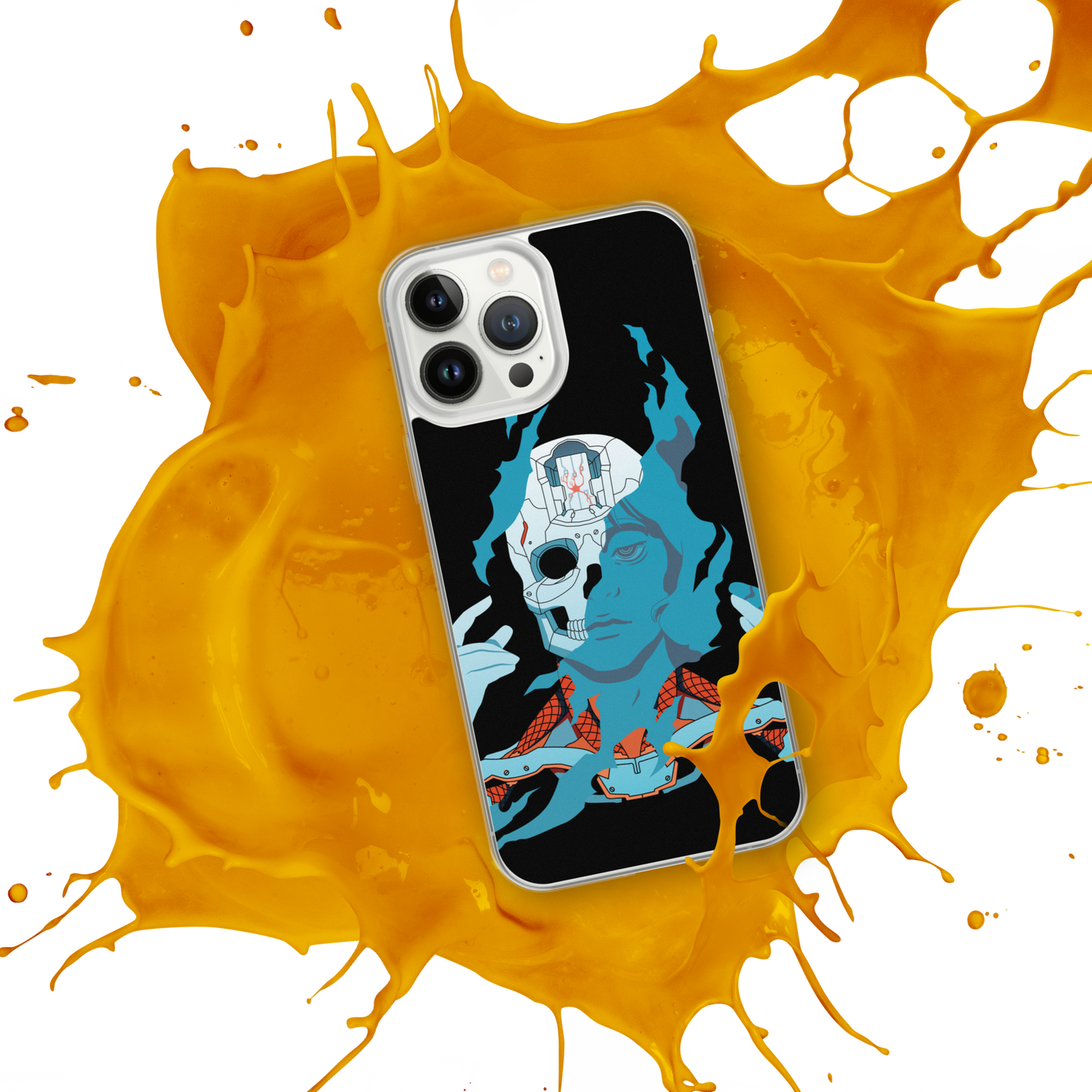 Cyborg (Blue) | iPhone Case
