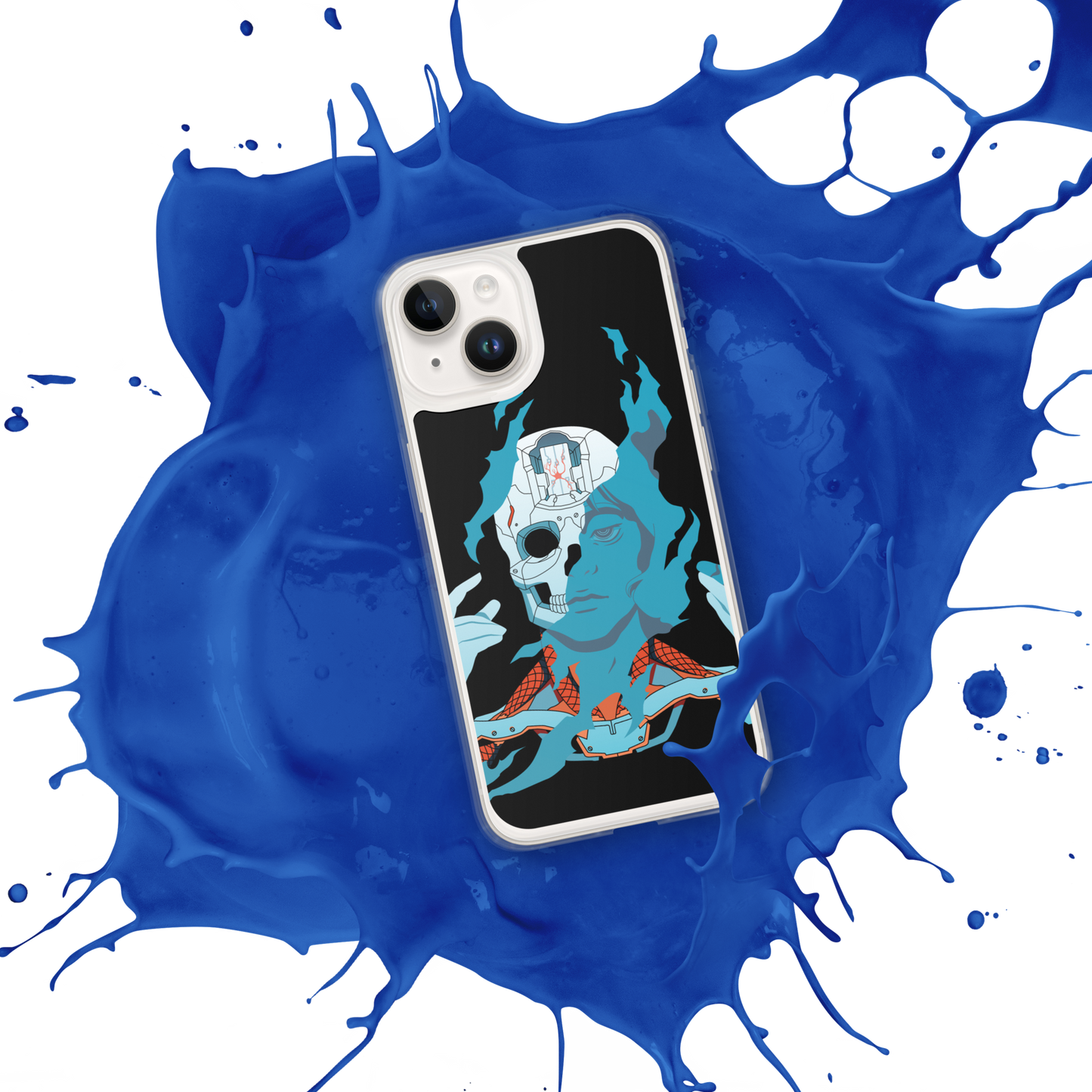 Cyborg (Blue) | iPhone Case