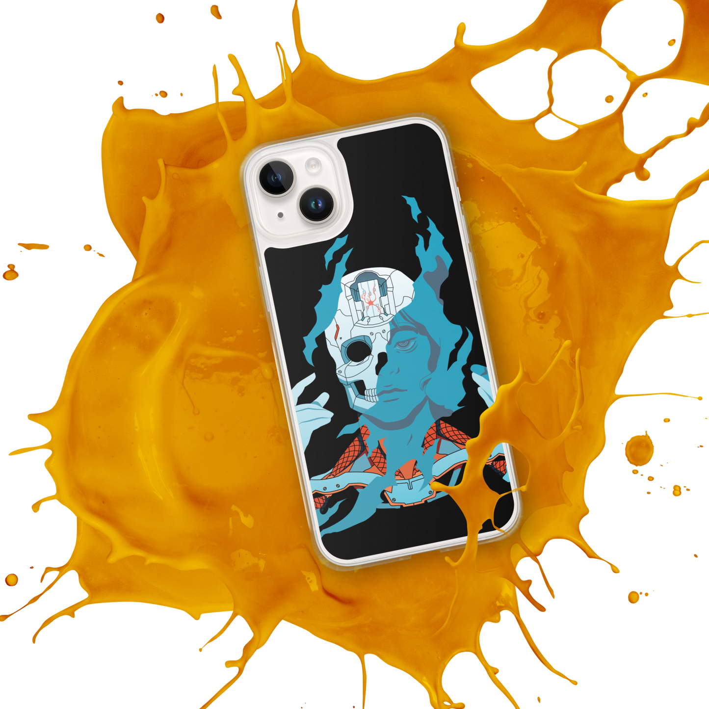 Cyborg (Blue) | iPhone Case
