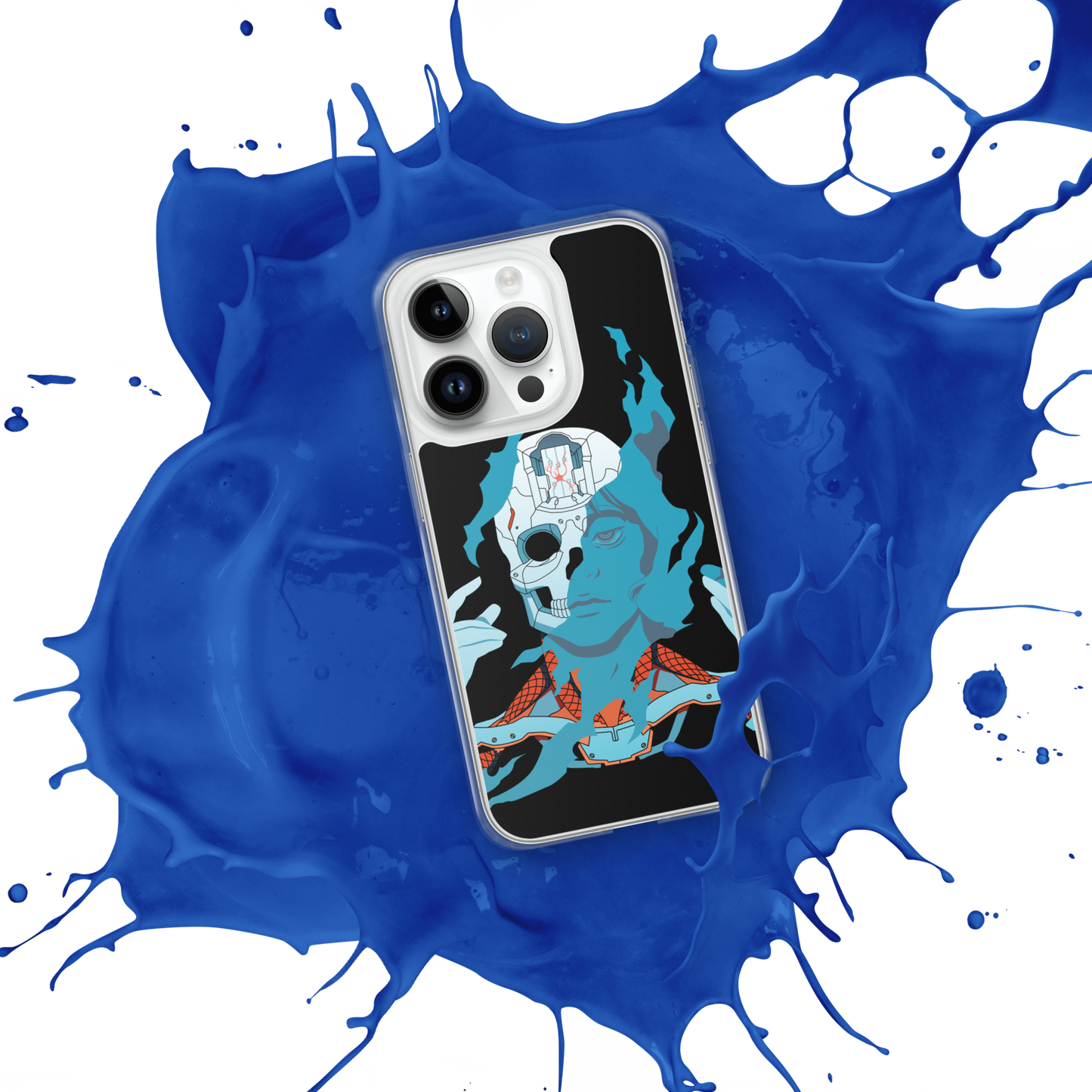 Cyborg (Blue) | iPhone Case