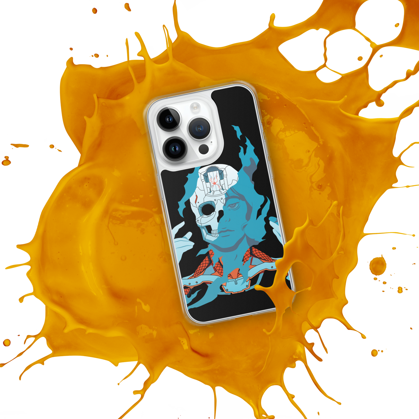 Cyborg (Blue) | iPhone Case