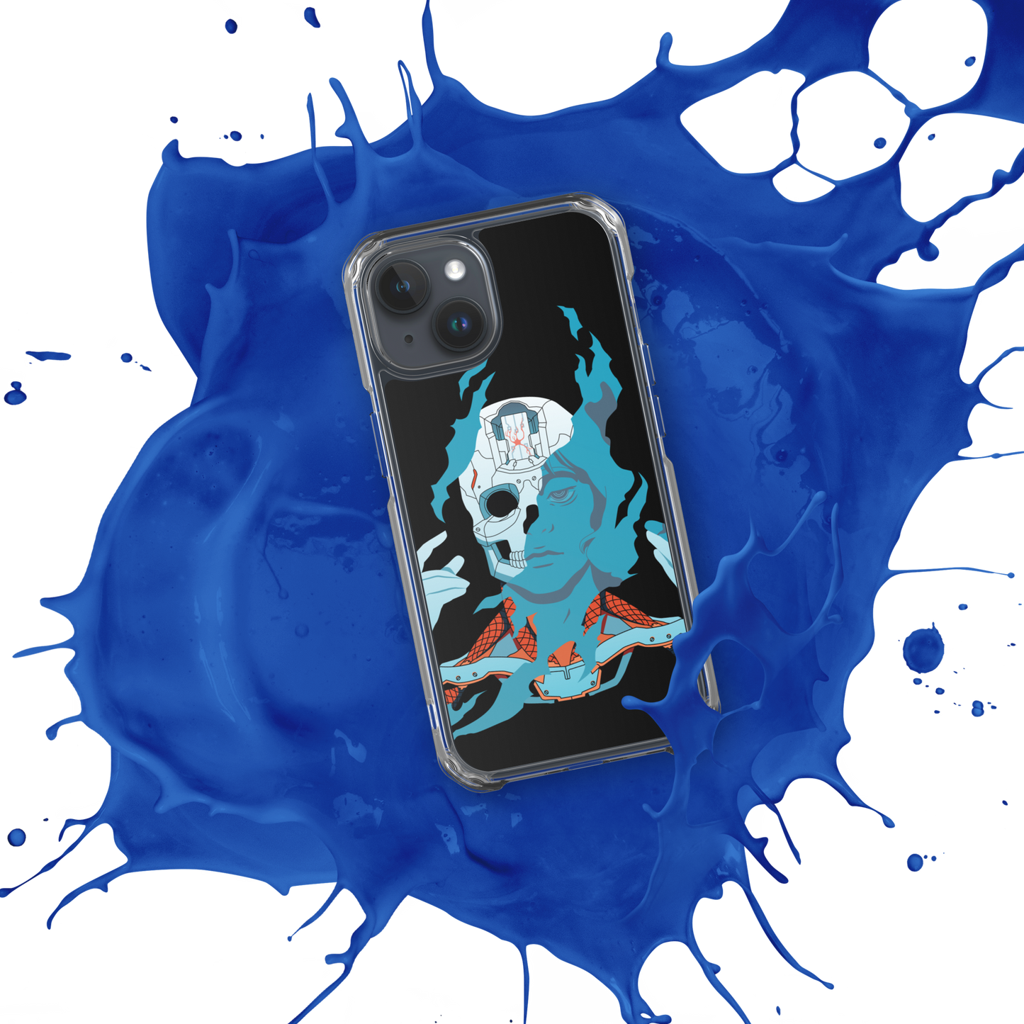 Cyborg (Blue) | iPhone Case