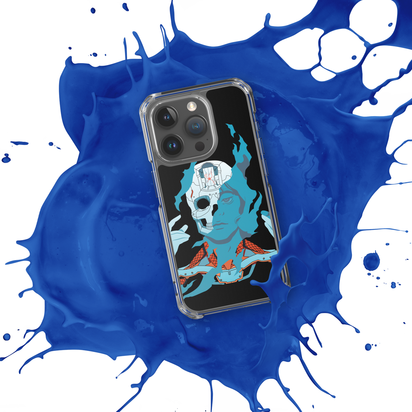 Cyborg (Blue) | iPhone Case