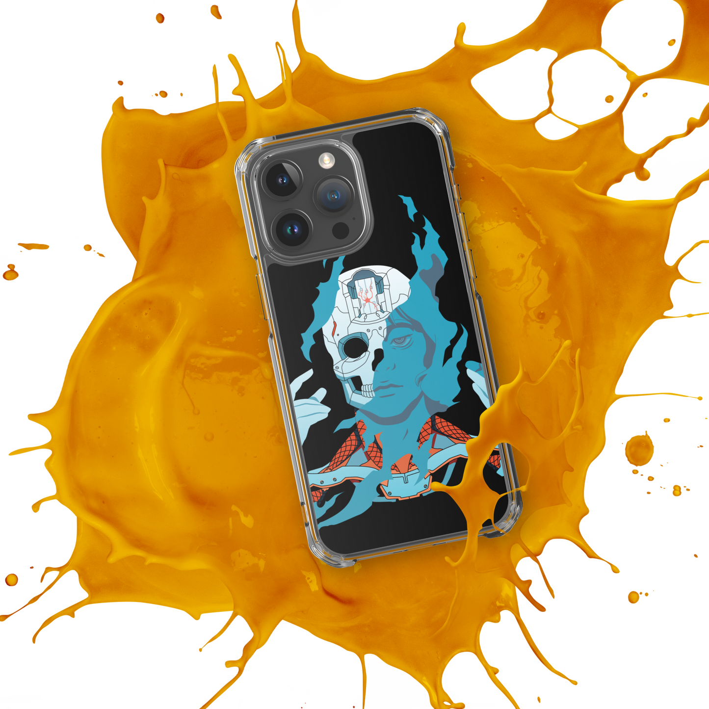 Cyborg (Blue) | iPhone Case