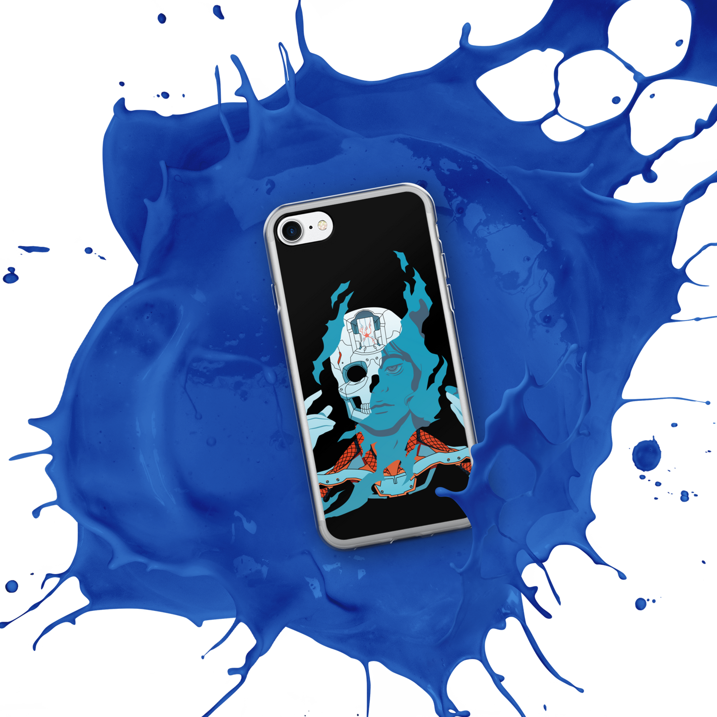 Cyborg (Blue) | iPhone Case