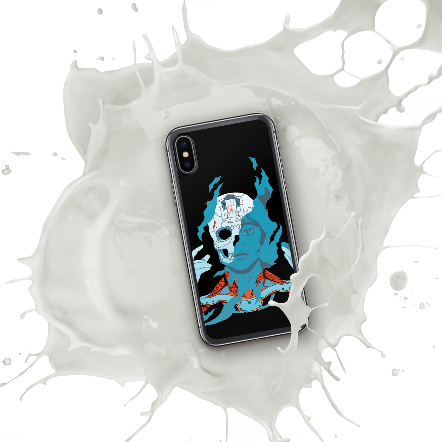 Cyborg (Blue) | iPhone Case