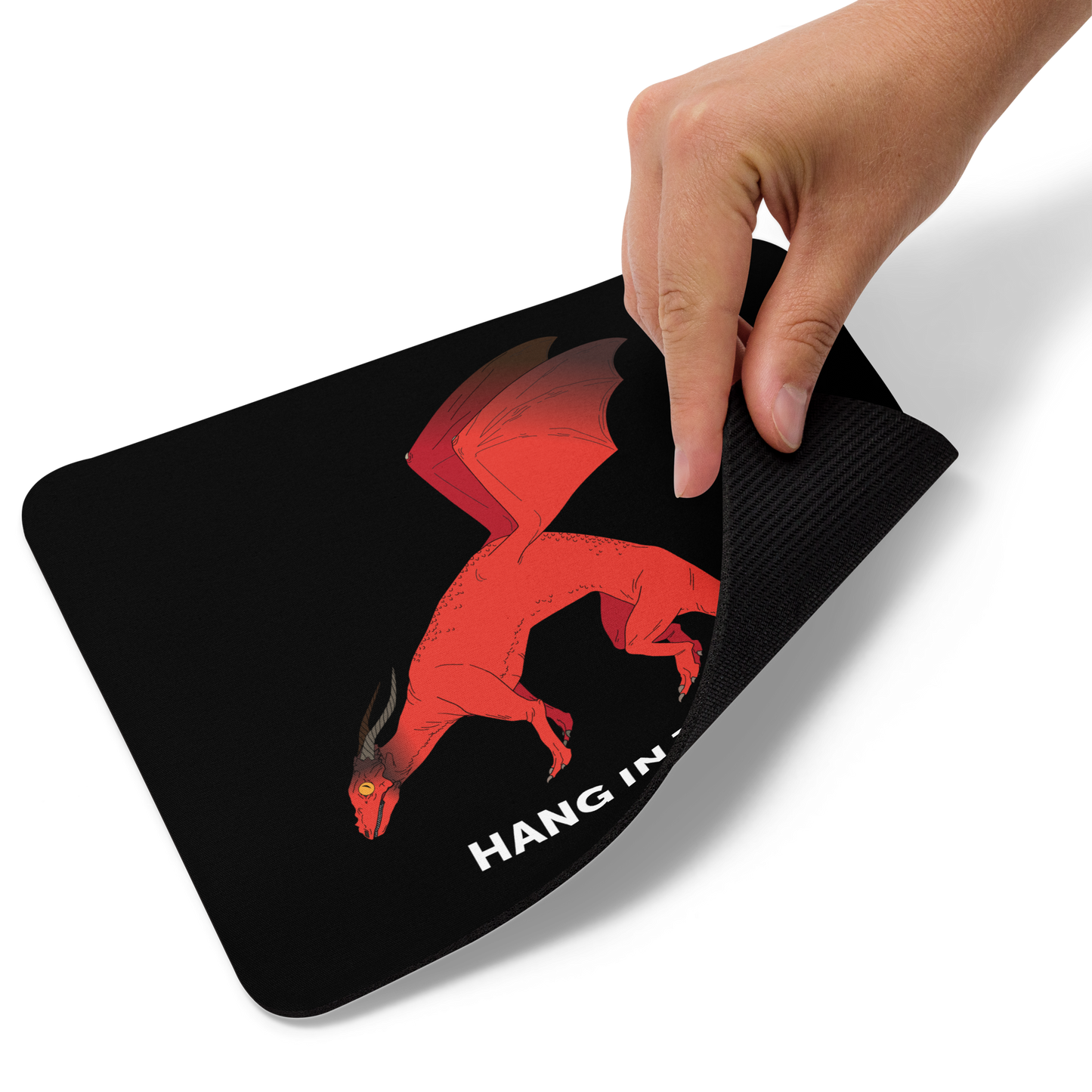 Hang in There Dragon | Mouse pad