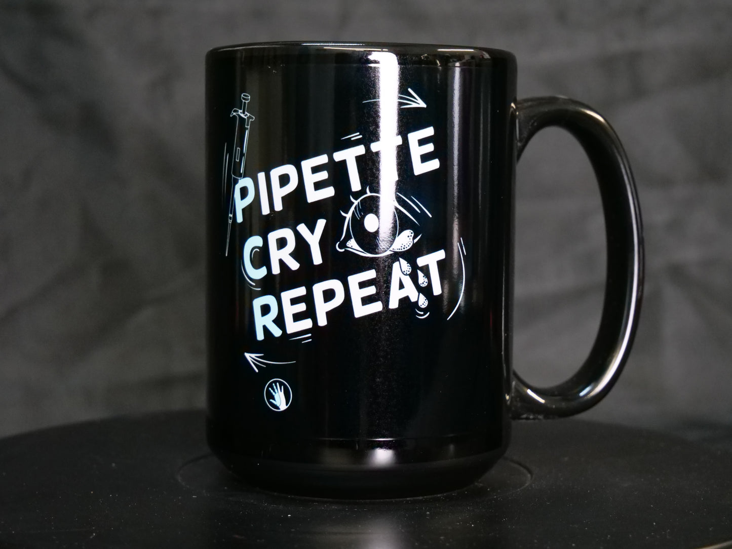 Pipette Cry Repeat 15 Oz Mug