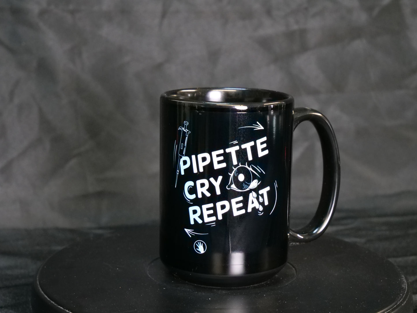 Pipette Cry Repeat 15 Oz Mug