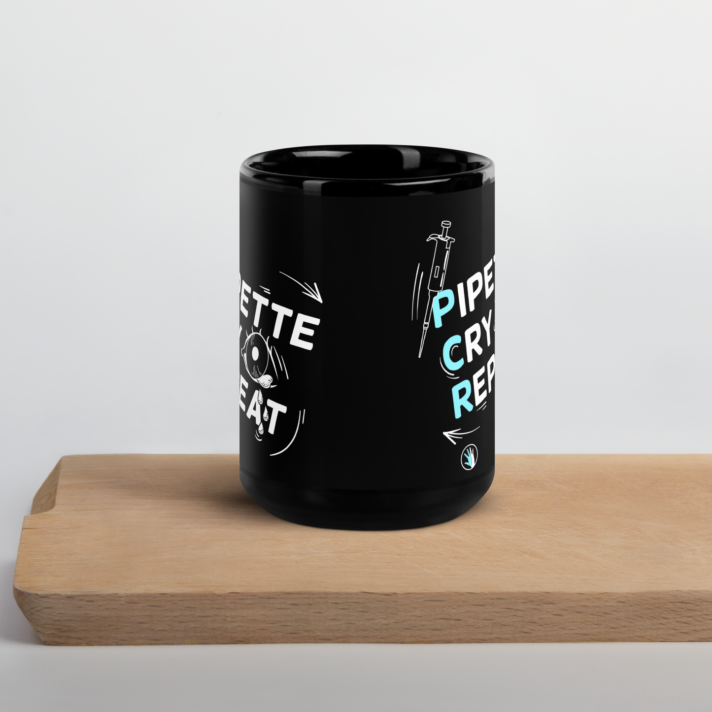 Pipette Cry Repeat 15 Oz Mug