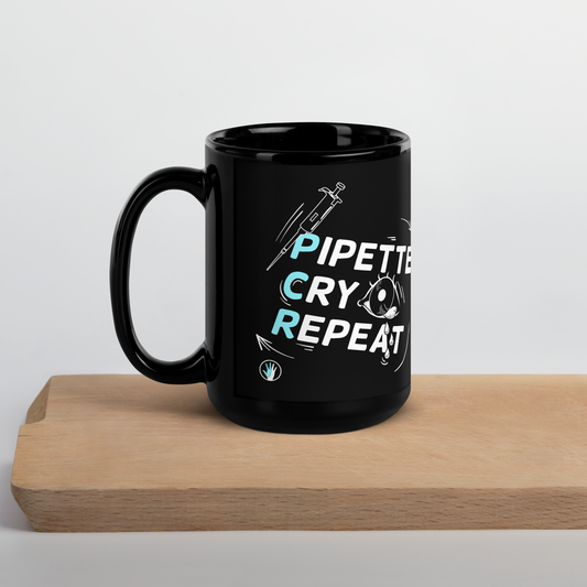 Pipette Cry Repeat 15 Oz Mug