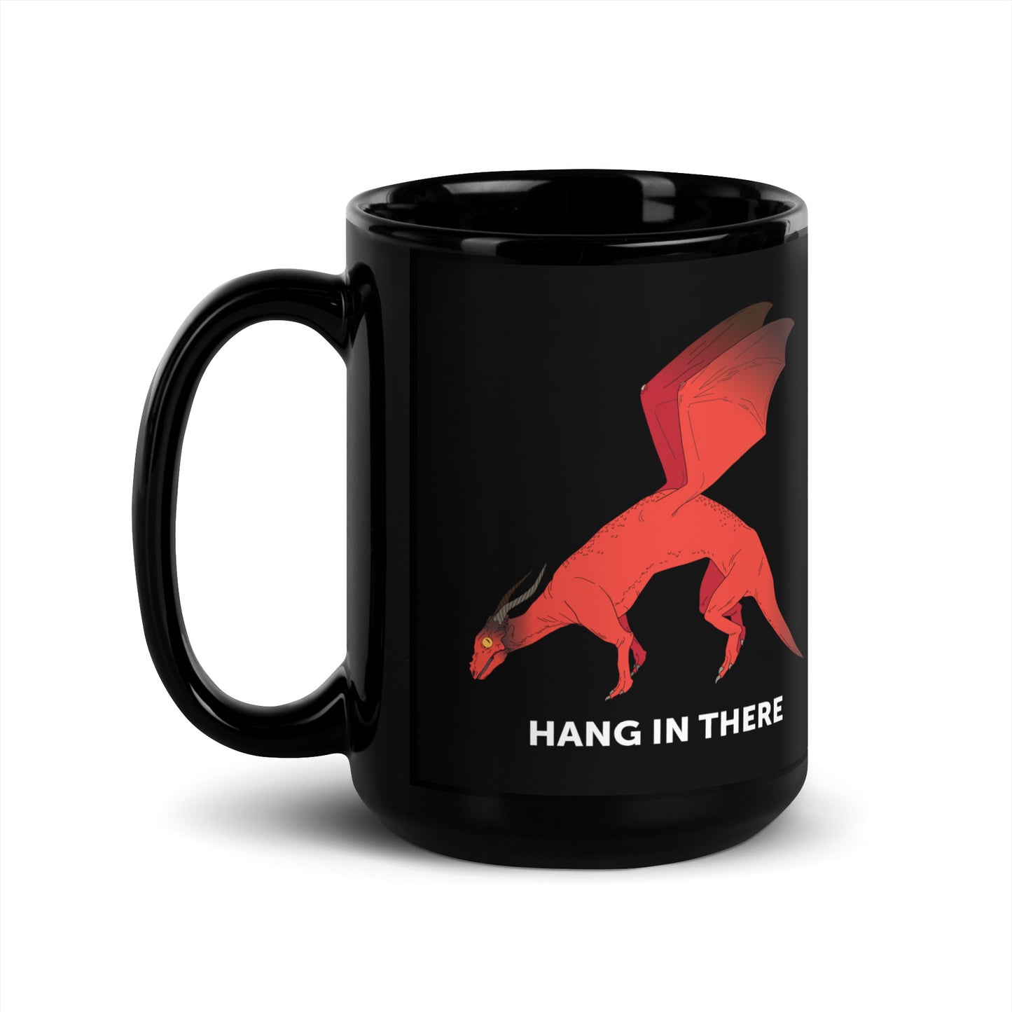 Hang in There Dragon | 15oz Mug