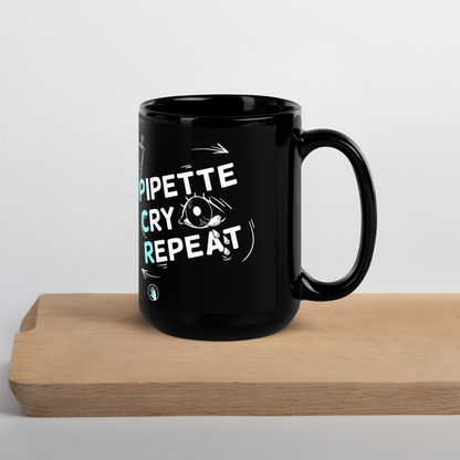 Pipette Cry Repeat 15 Oz Mug