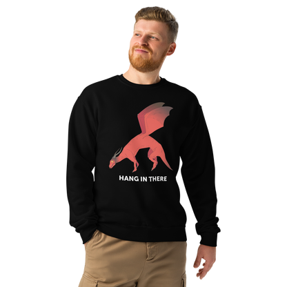 Hang in There Dragon | Crew Neck Sweatshirt