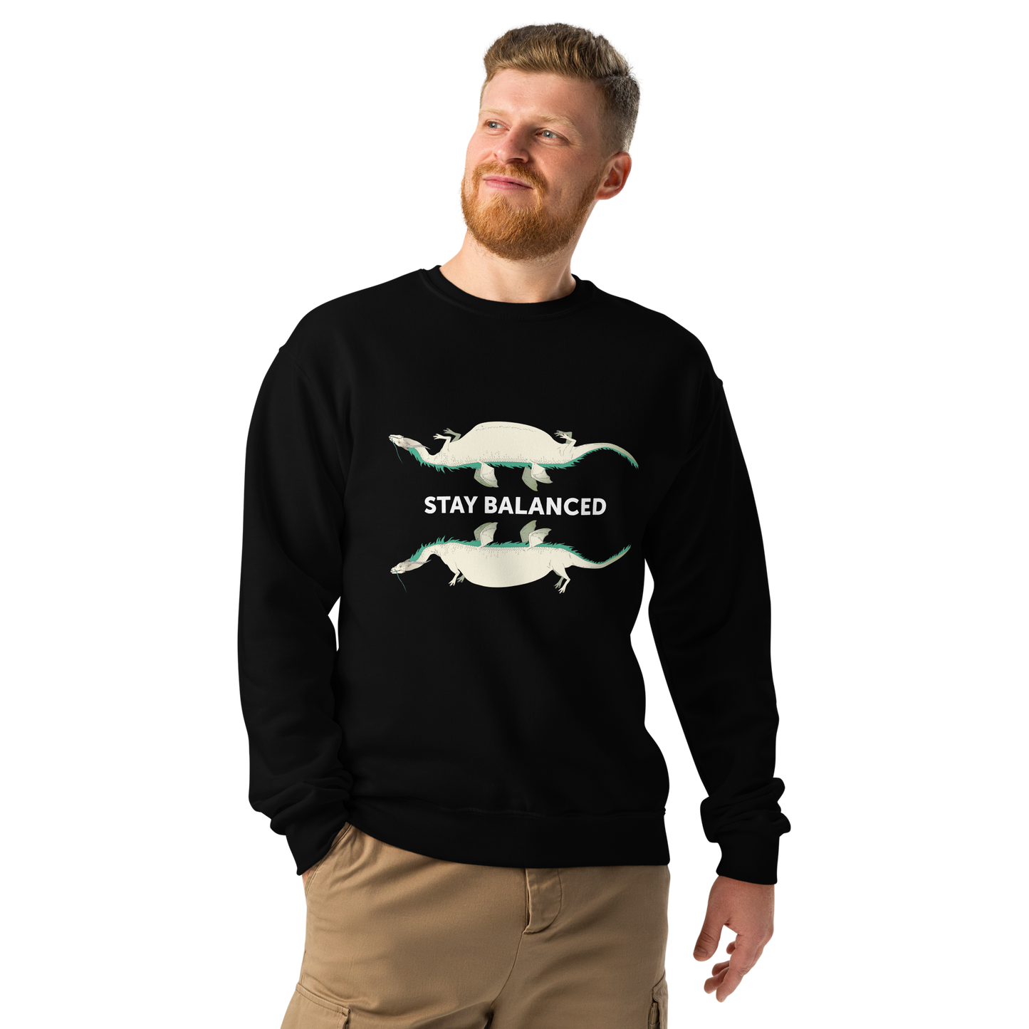 Stay Balanced Dragons | Crew Neck Sweatshirt