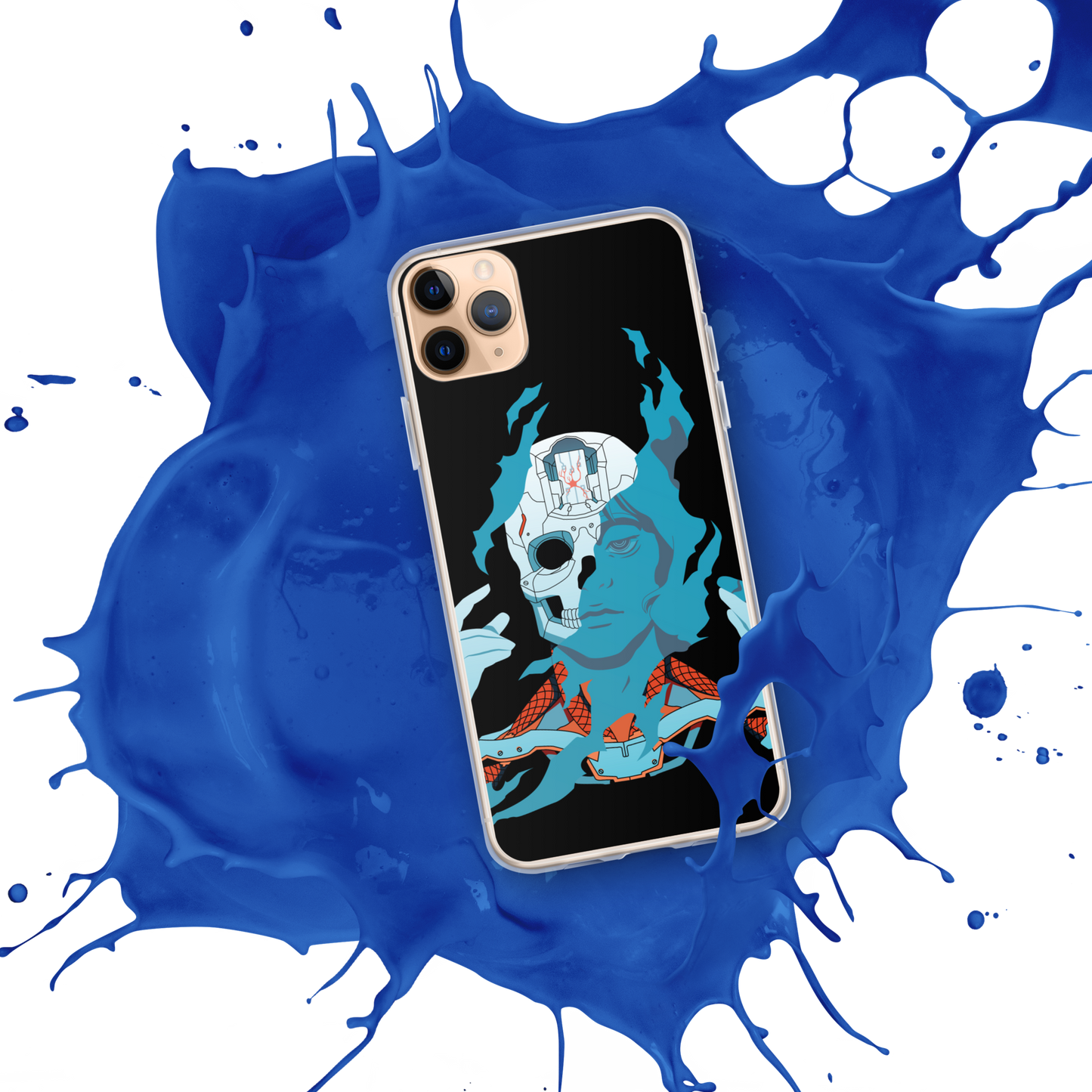 Cyborg (Blue) | iPhone Case