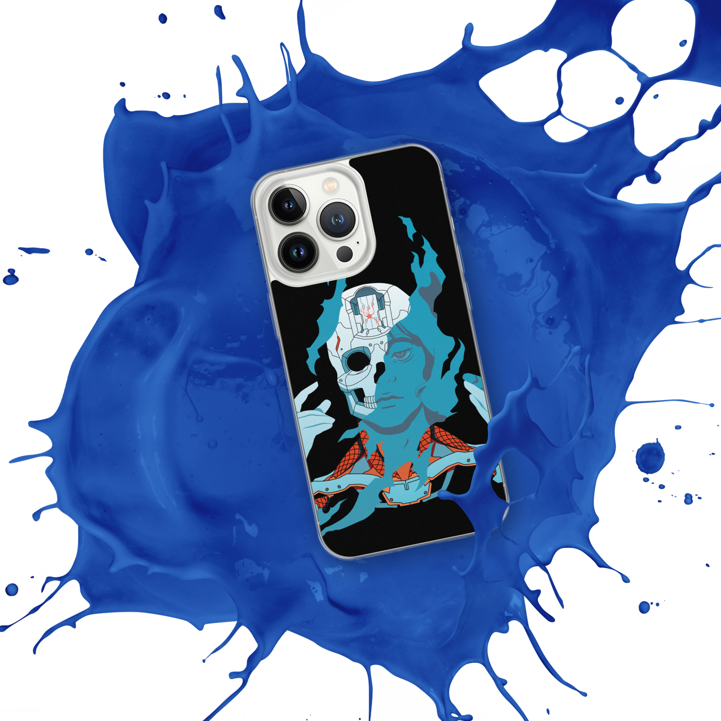 Cyborg (Blue) | iPhone Case