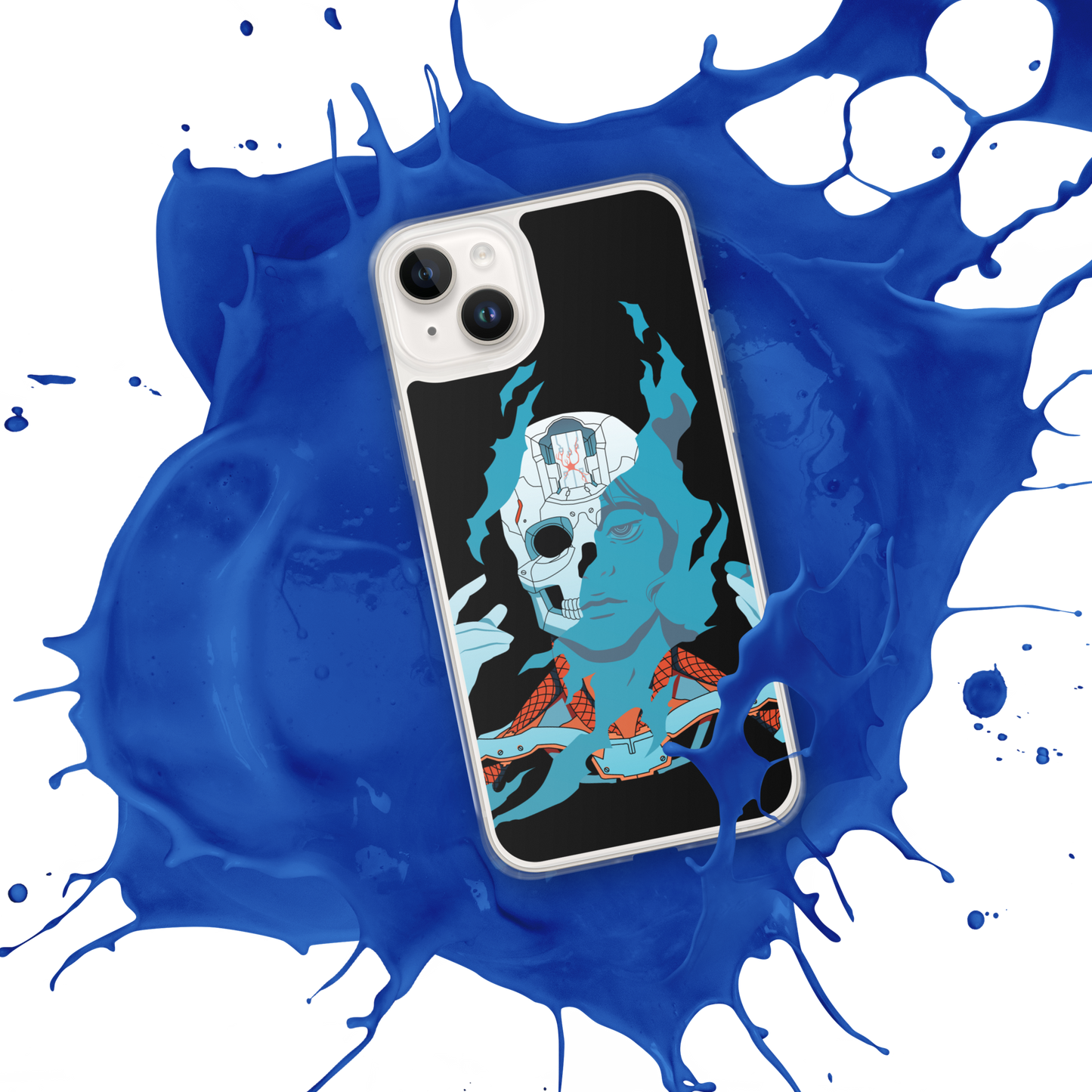 Cyborg (Blue) | iPhone Case