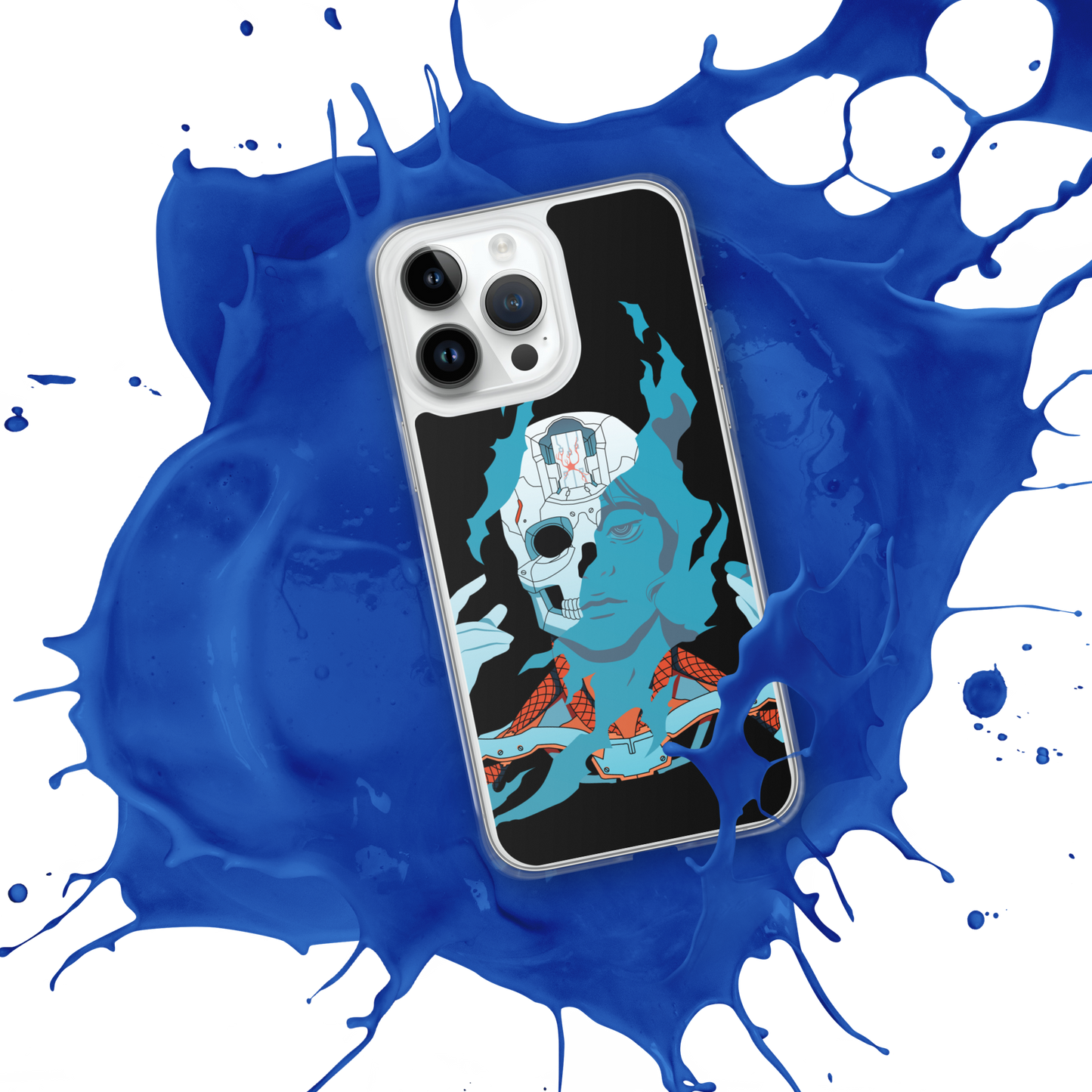 Cyborg (Blue) | iPhone Case