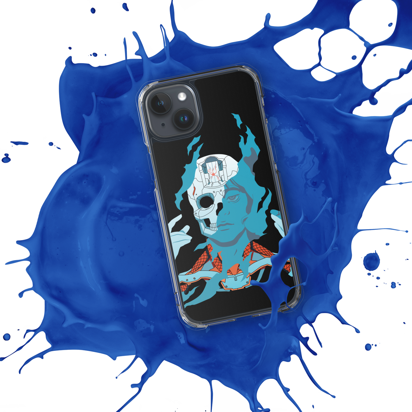 Cyborg (Blue) | iPhone Case