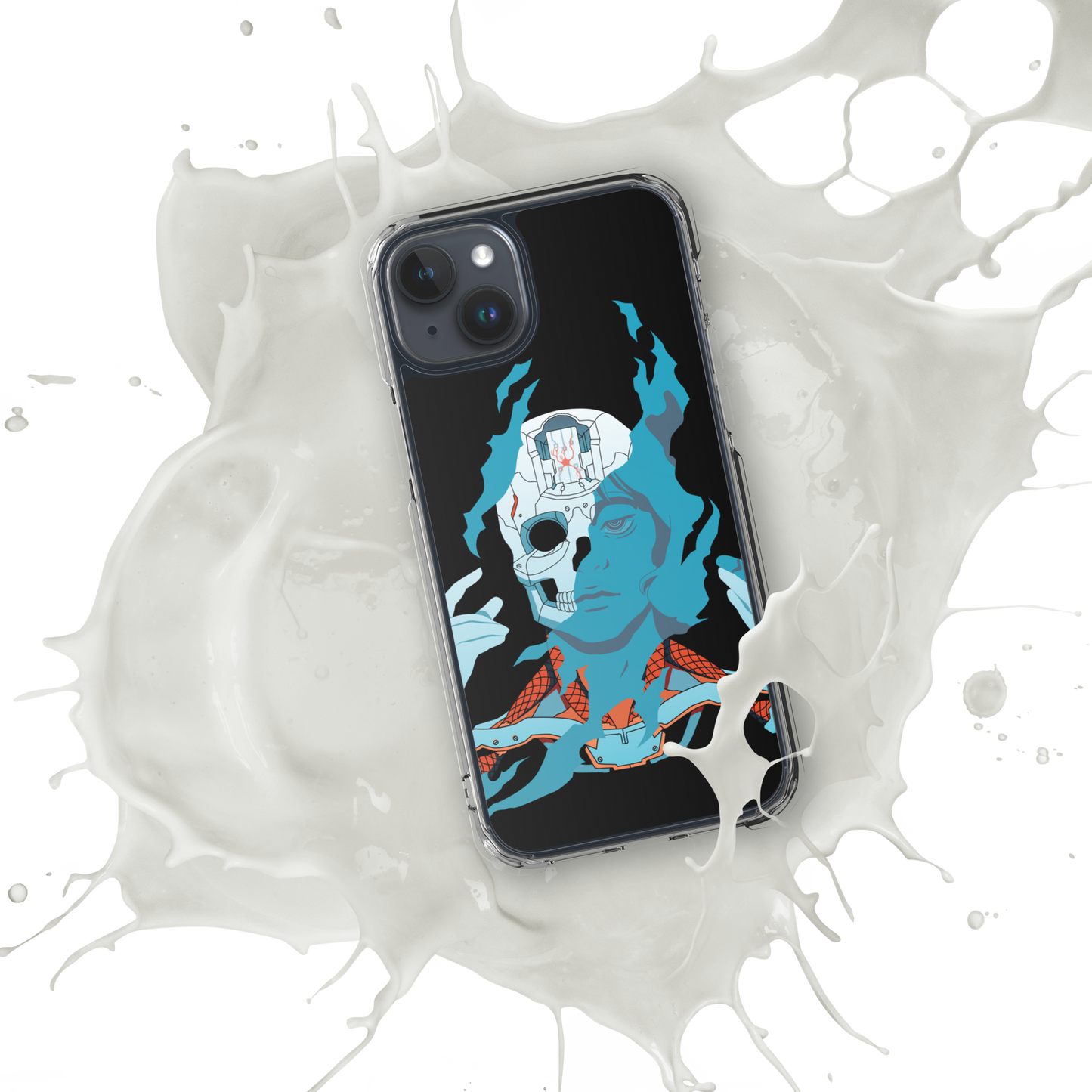 Cyborg (Blue) | iPhone Case