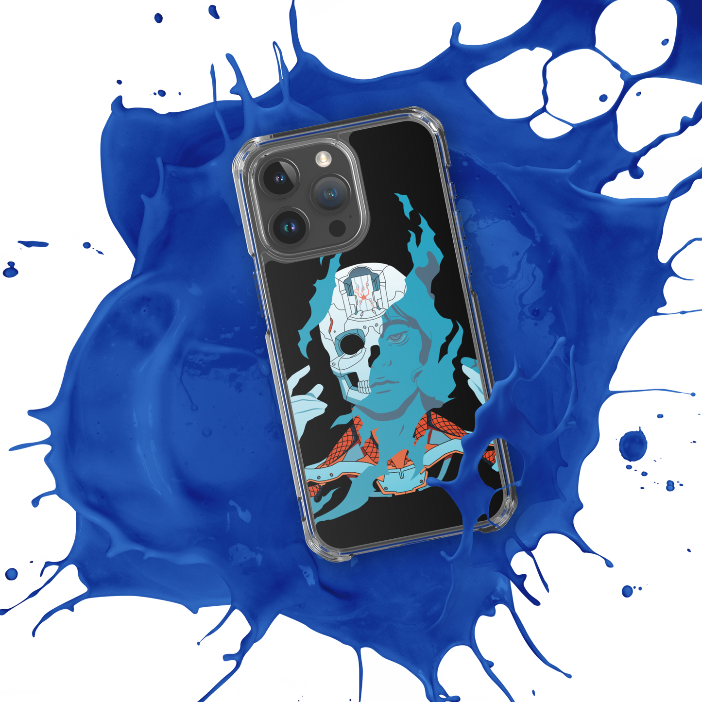 Cyborg (Blue) | iPhone Case