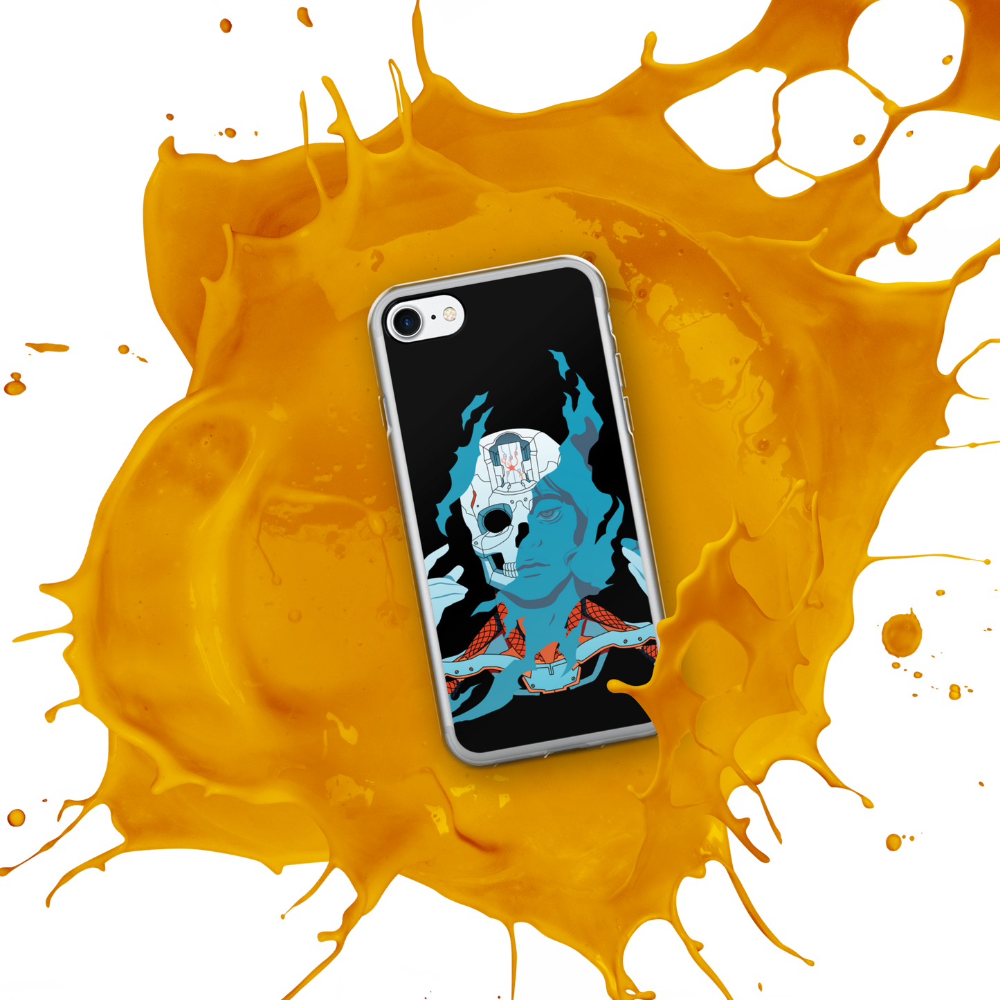 Cyborg (Blue) | iPhone Case