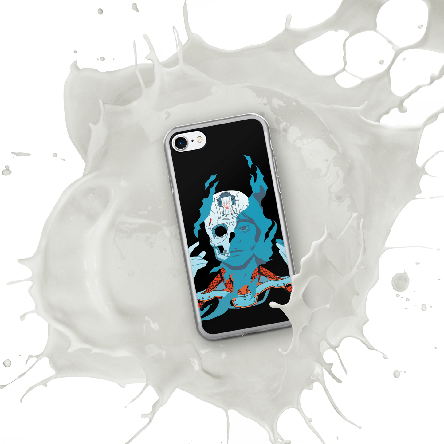 Cyborg (Blue) | iPhone Case