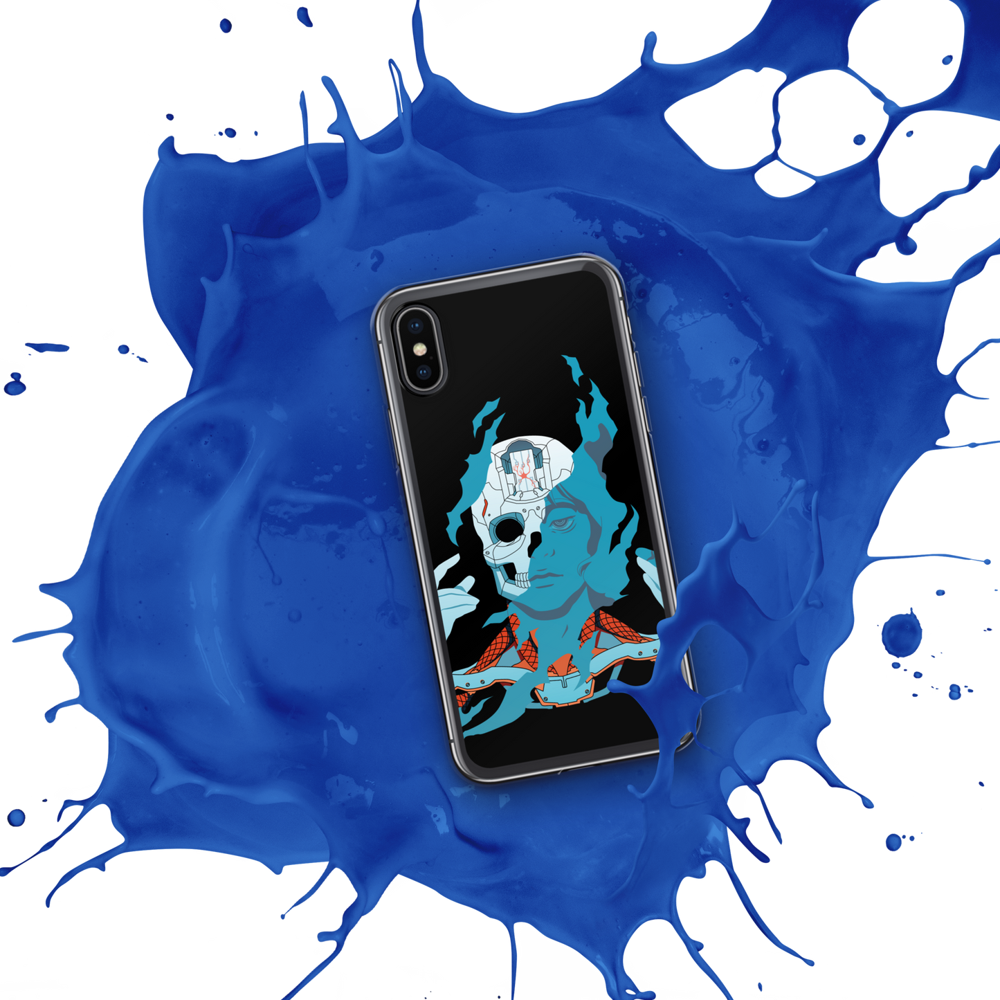 Cyborg (Blue) | iPhone Case