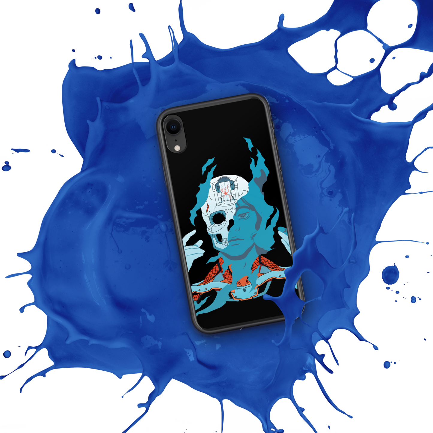 Cyborg (Blue) | iPhone Case