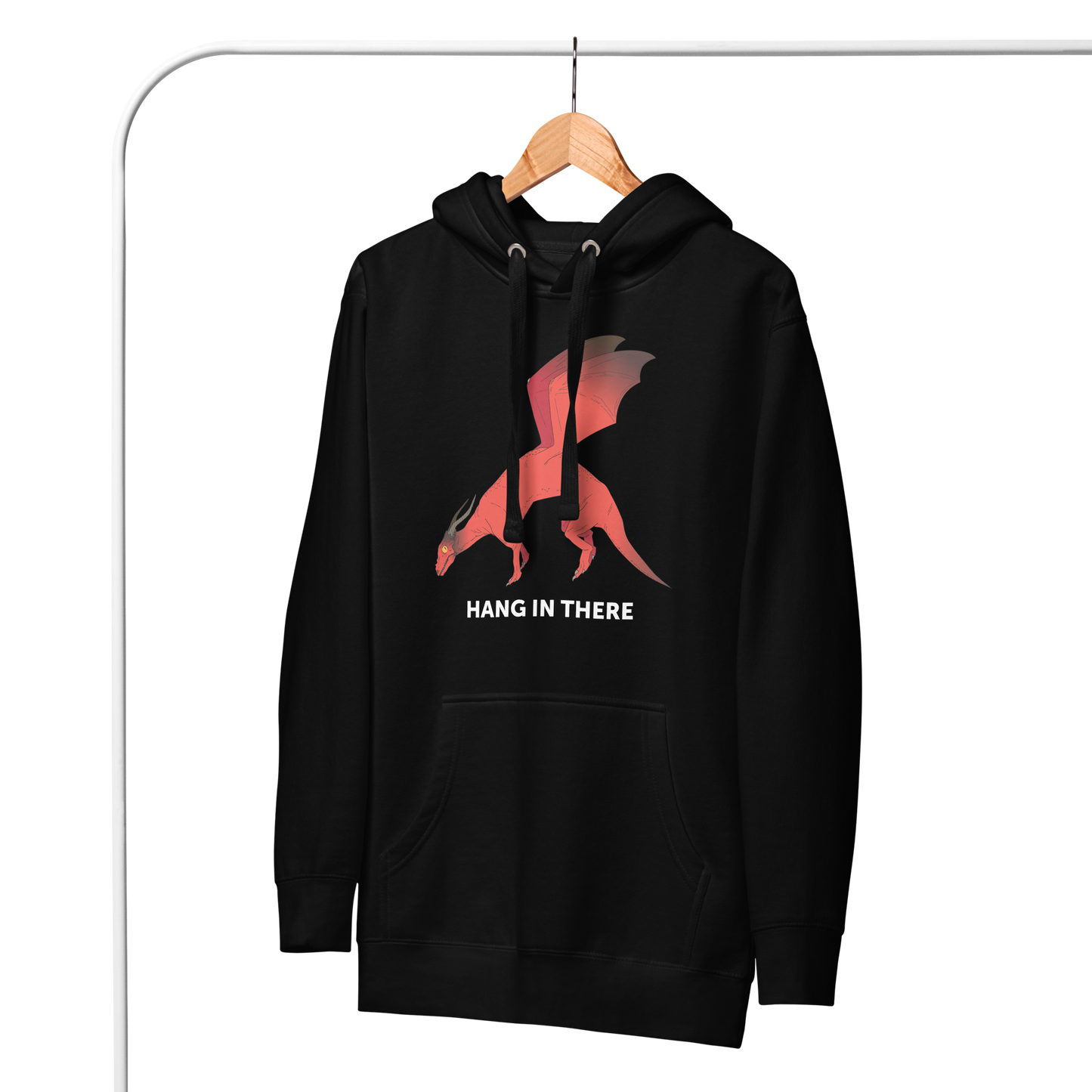 Hang in There Dragon | Heavy Premium Hoodie