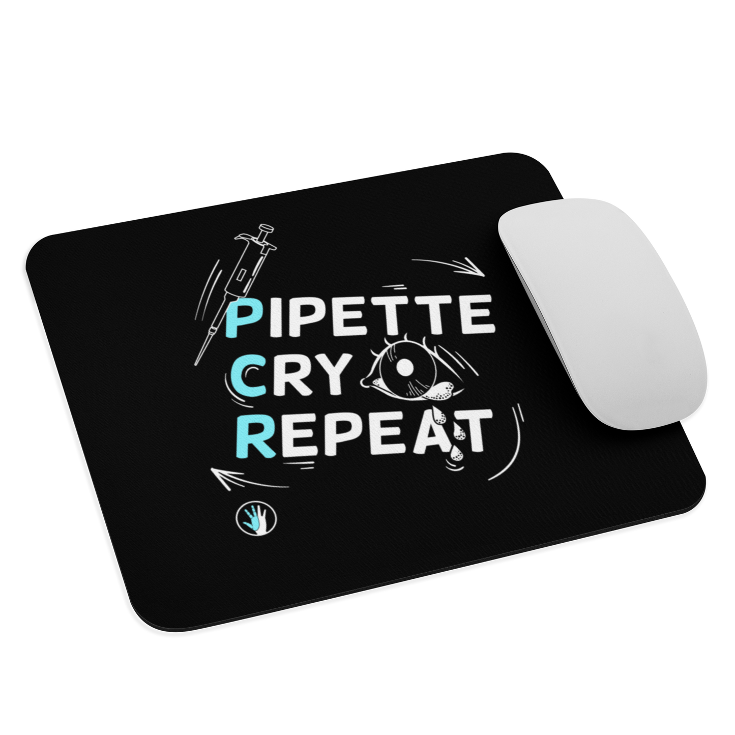 Pipette Cry Repeat | Mouse Pad