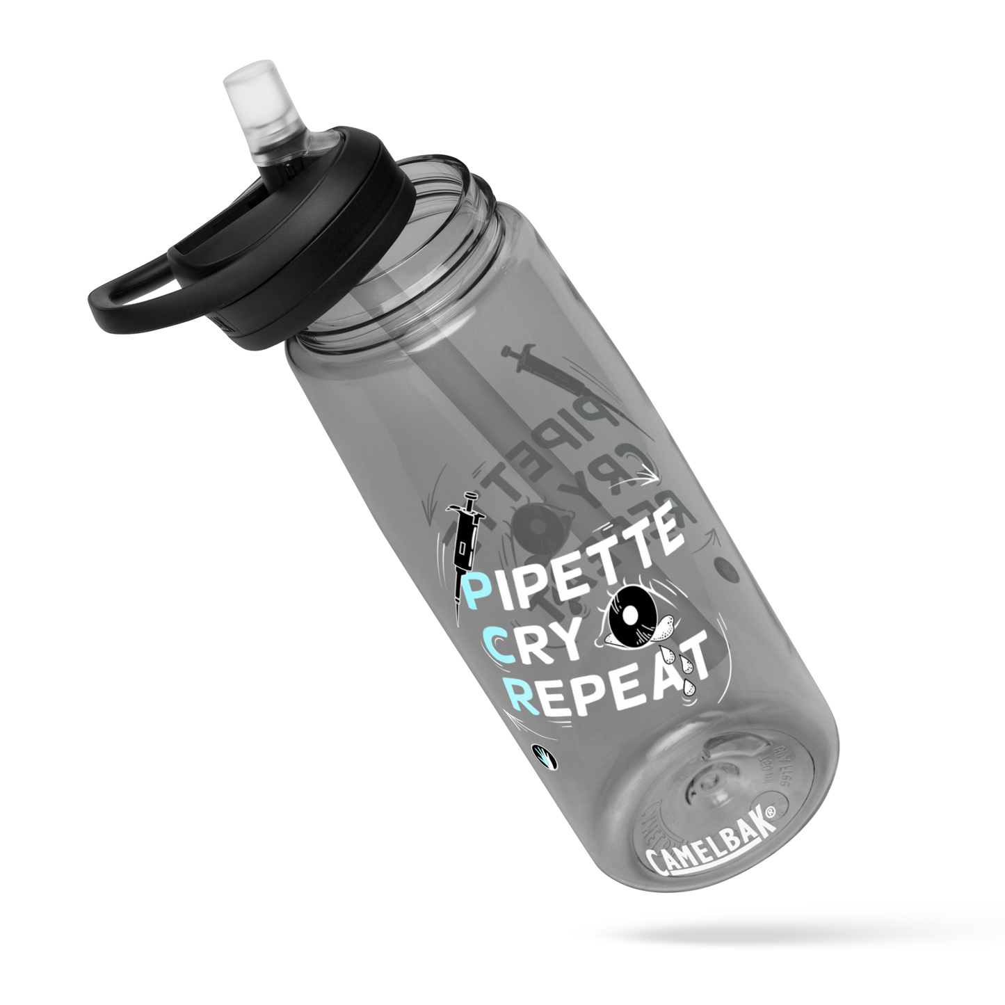 Pipette Cry Repeat | Sports water bottle