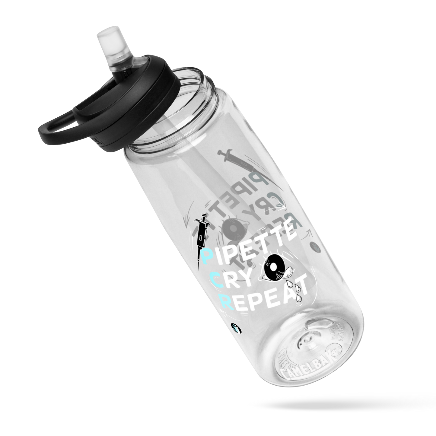 Pipette Cry Repeat | Sports water bottle