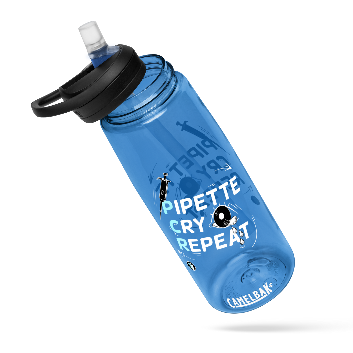 Pipette Cry Repeat | Sports water bottle