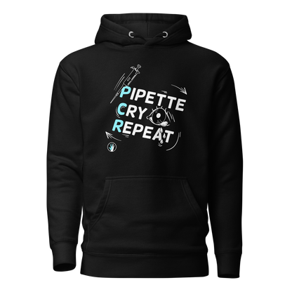 Pipette Cry Repeat | Heavy Premium Hoodie