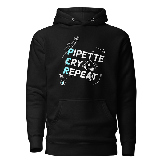 Pipette Cry Repeat | Heavy Premium Hoodie