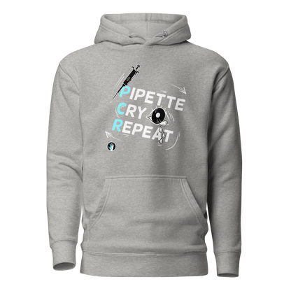 Pipette Cry Repeat | Heavy Premium Hoodie