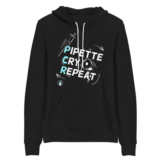 Pipette Cry Repeat | Light Pullover Hoodie