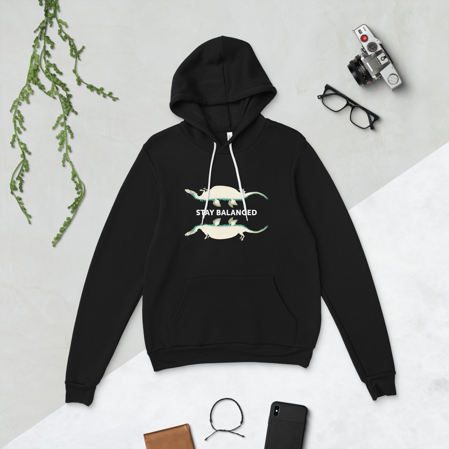 Stay Balanced Dragons | Light Pullover Hoodie