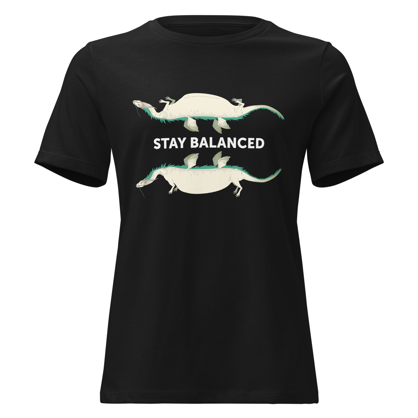Stay Balanced Dragons | Women' Short Sleeves T-Shirt